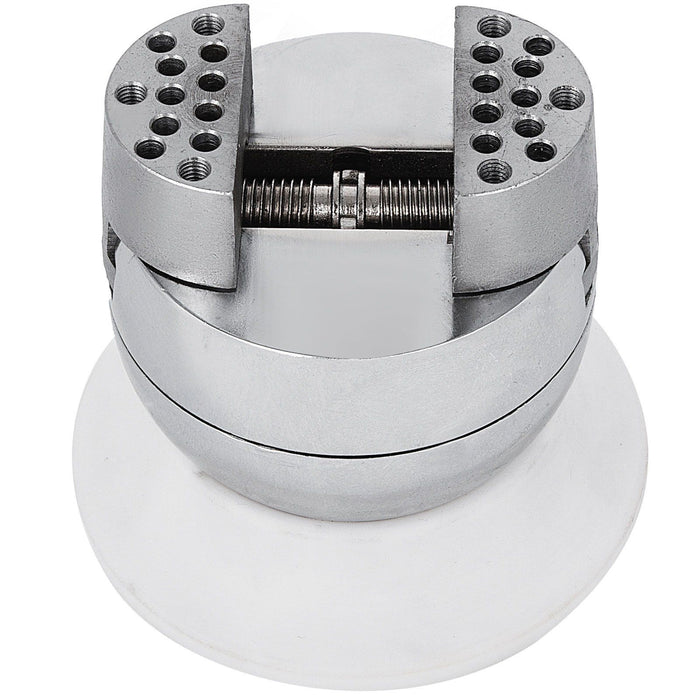 Ball Vise, 3" Engraving Setting Tool, 360° Rotation Engraving Block Vise, 30 PCS Attachment Jewelry Engraving Block Tools Standard Block for Gemstone Inlay and Small-Scale Engraving