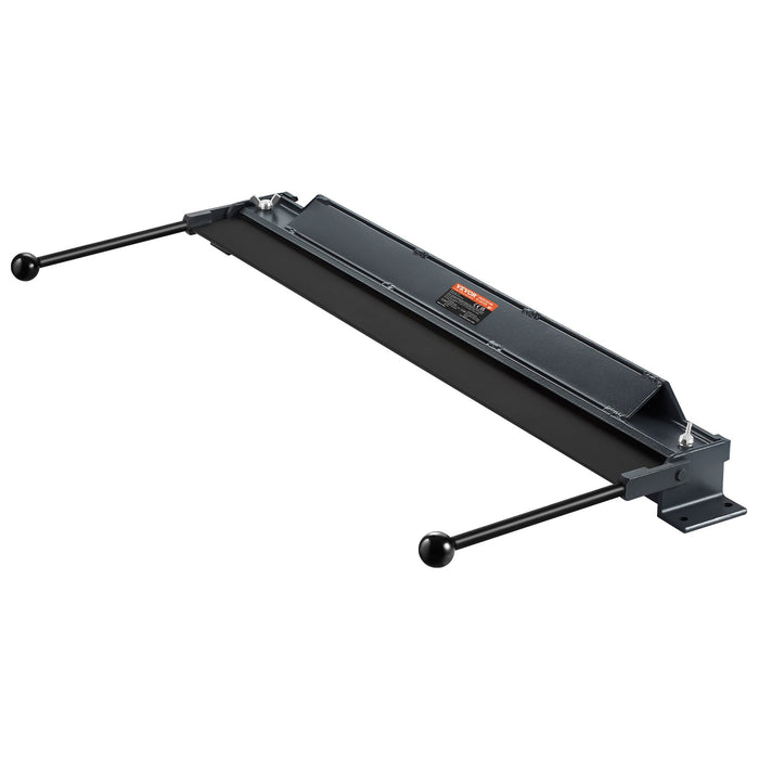 VEVOR Box and Pan Brake, 1220 mm ± 15 mm, 0-130 Degrees Sheet Metal Bending Brake, Portable Mini Metal Bender with 20 Gauge Low Carbon Steel 14 Gauge Aluminum Capacity Power Handle, for Metal Bending