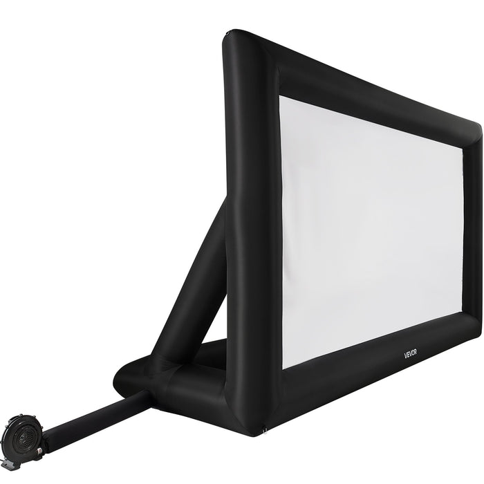 VEVOR 20 ft Inflatable Movie Screen 16:9 600D Movie Projector with Portable Bag