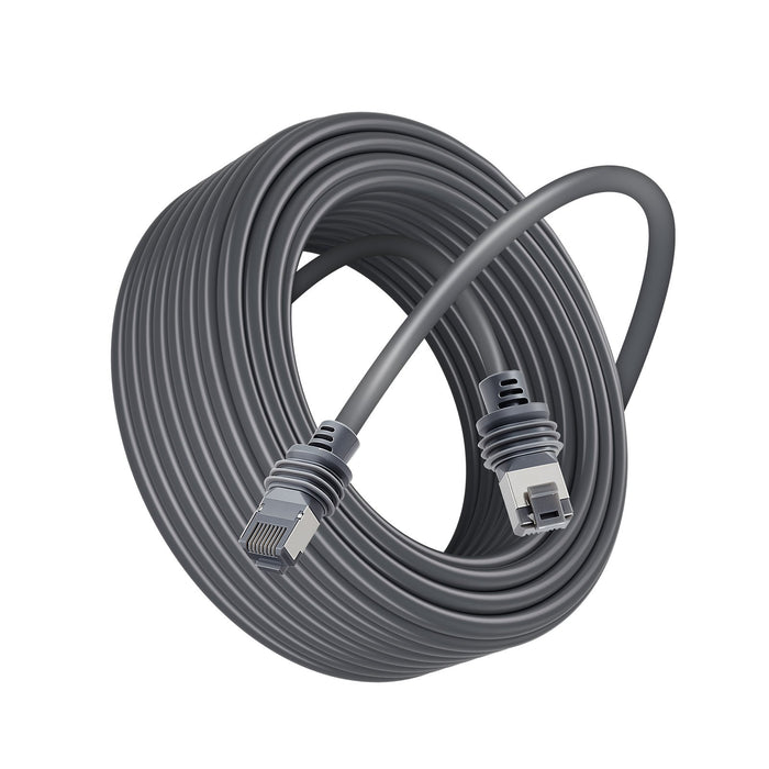 VEVOR Starlink Gen 3 Cable,22.86 m, 26 AWG Copper Core, Durable Extension Cable for Standard Generation 3, Compatible with Starlink Rectangular Satellite V3, Flexible Wiring for RV, Backyard, Camping