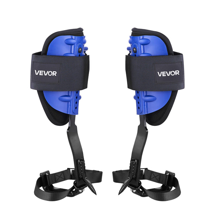 Tree Climbing Spikes Set, Height-Adjustable Tree Climbing Gear with Straps & Harness, 159 kg Load Capacity, Heavy Duty Steel Climb Spurs Arborist Equipment for Fruit Picking Hunting