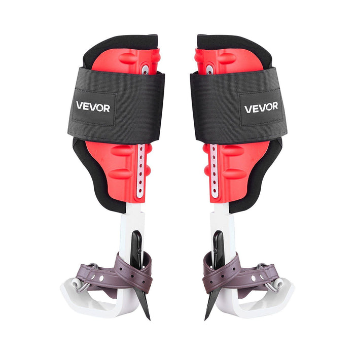 Tree Climbing Spikes Set, Height-Adjustable Tree Climbing Gear with Straps & Spike Protectors, 159 kg Load Capacity, Durable Aluminum Climb Spurs Arborist Equipment for Fruit Picking Hunting