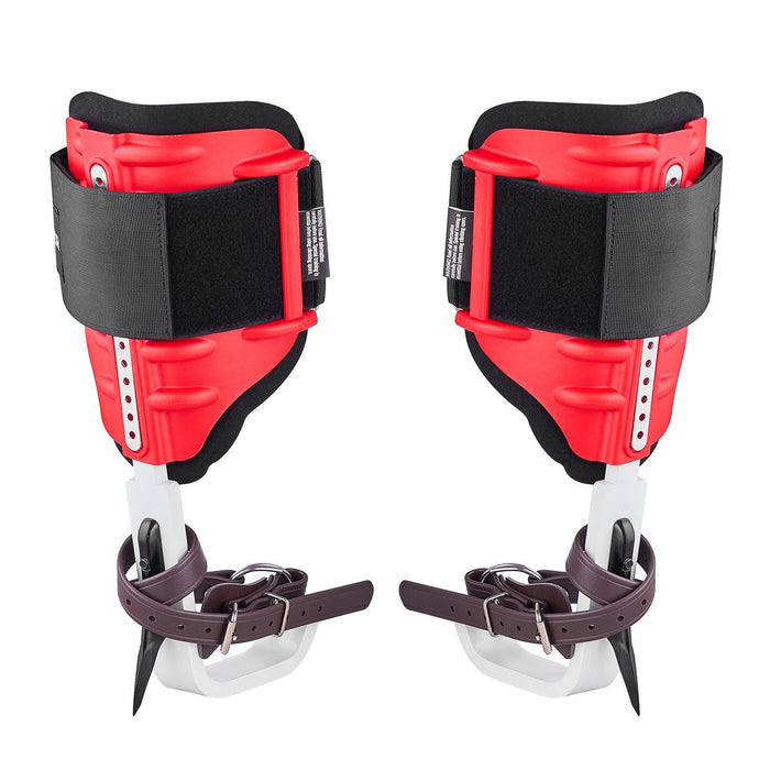 Tree Climbing Spikes Set, Height-Adjustable Tree Climbing Gear with Straps & Spike Protectors, 159 kg Load Capacity, Durable Aluminum Climb Spurs Arborist Equipment for Fruit Picking Hunting