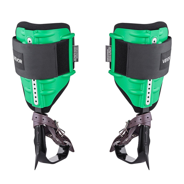 Tree Climbing Spikes Set, Height-Adjustable Tree Climbing Gear with Straps & Spike Protectors, 159 kg Load Capacity, Heavy Duty Steel Climb Spurs Arborist Equipment for Fruit Picking Hunting