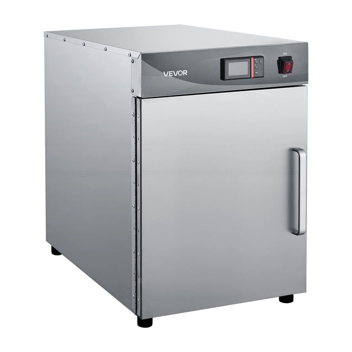 Electric Hot Box Food Warmer, 4-Tier Commercial Warming Cabinet with Water Tray, Single-Door and Adjustable Shelves, Stainless Steel Food Warmer Cabinet, for Restaurant, Kitchen, Pizza, Chicken