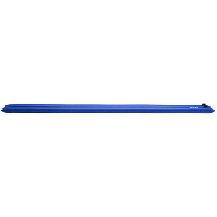 Pool Cover Water Bags, 5 Packs 2560 mm, Double Chamber Pool Cover Water Tubes, 0.4mm Thick PVC Bags Weights with Leakproof Screw Cap, for Inground Swimming-Pool Covers Winter Closing, Blue
