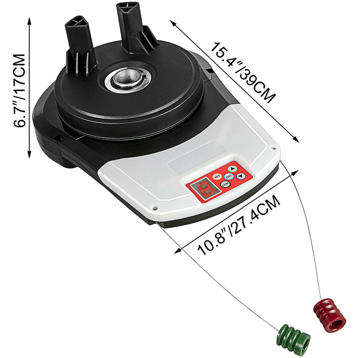 VEVOR Garage Roller Door Opener, 800 N Lift Force 164 ft Remote Control, 220V Electric Roller Gate Opener, Auto Garage Roller Gate Opener Kit with 2 Remote, Apply for Garage Store