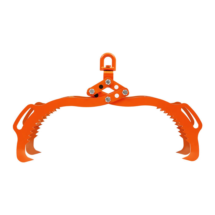 VEVOR 32in Log Lifting Tongs, 4-Claw Log Tongs, Heavy Duty Steel Log Grapple, 2200LBS Lifting Capacity, Swivel Log Graper Timber, Eagle Claw Design, Log Skidding Tongs for Trucks, Tractors, Forklifts