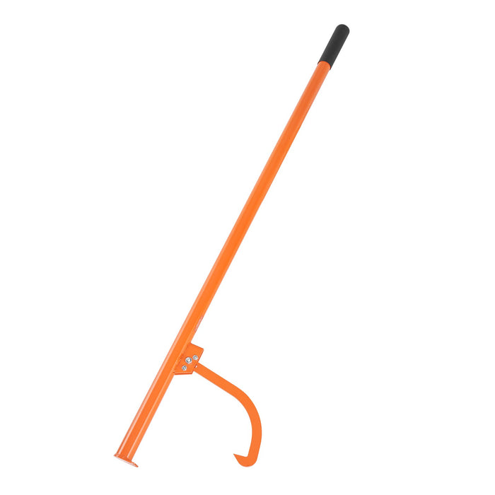 VEVOR Cant Hook Tool, 59 in, Heavy Duty Steel Log Roller, Log Lifter Timber Jack for Max 32" Dia Logs, Forestry Logging Tools, Dual Function Log Handler for Rolling and Clamping Logs