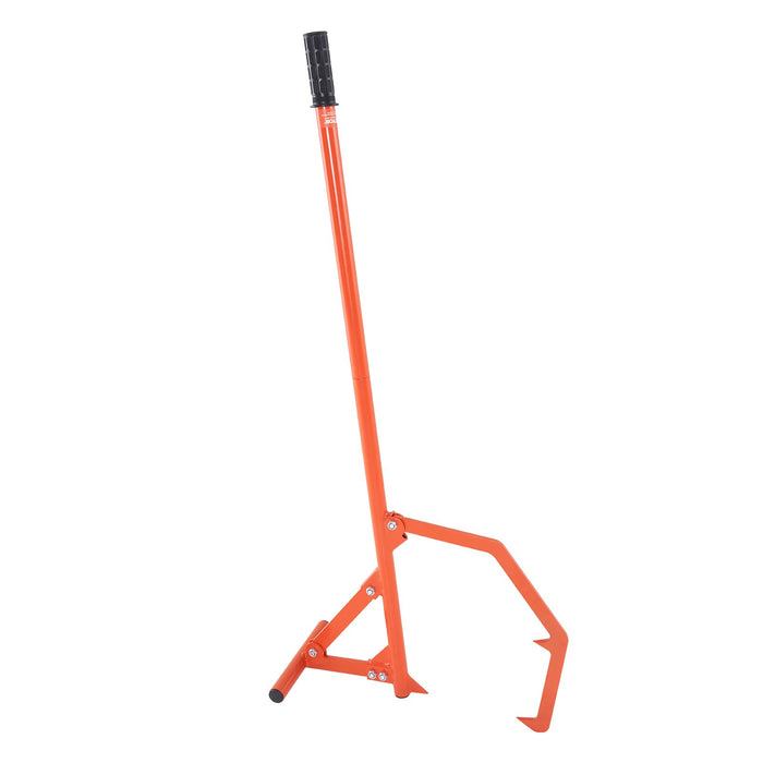 VEVOR Timberjack, 46.5 in, Heavy Duty Steel Log Roller, Log Lifter with Adjustable Cant Hook, Logging Tools Log Jack for Logs Ups to 25" Dia, Timber Jack for Rolling Cutting and Lifting Logs
