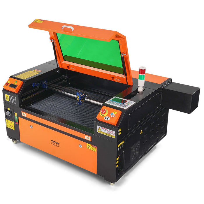 VEVOR 80W CO2 Laser Engraver, 500 x 700 mm, 19.7 IPS Laser Cutter Machine with 2-Way Pass Air Assist, Compatible with LightBurn, CorelDRAW, AutoCAD, Windows, Mac OS, Linux, for Wood Acrylic Fabric