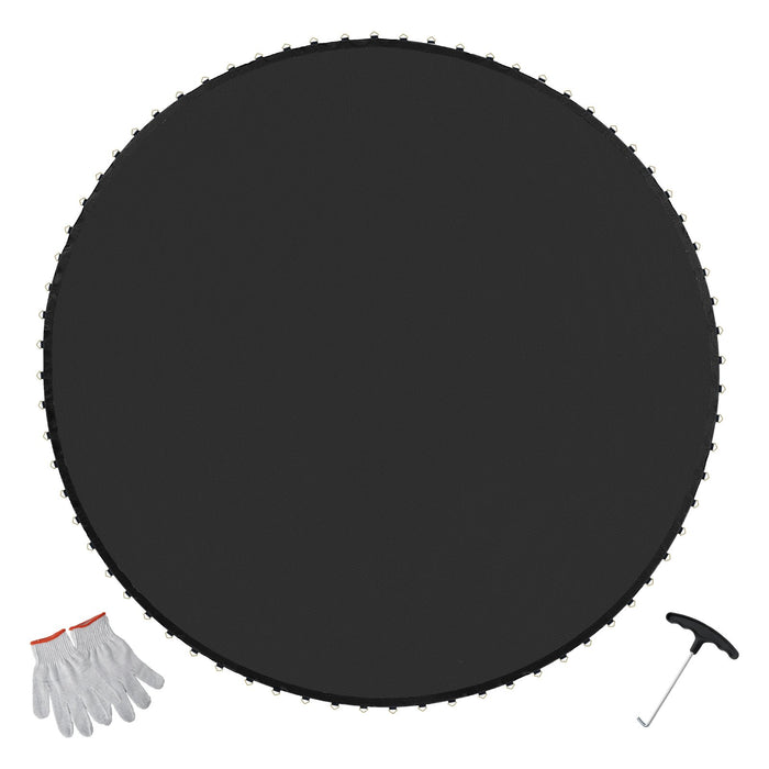 VEVOR Replacement Trampoline Mat Fits 12ft Frame 72 V-Rings 5.5" Spring Length