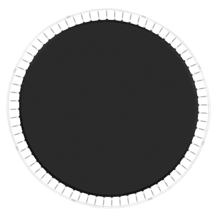 Replacement Trampoline Mat, Jumping Mat Fits 15ft Frame, Universal Jumping Mat for 15ft Round Trampoline, Reinforce UV-Resistant Mat with Spring Tool & Durable V-Rings, Fit 7" Spring Length
