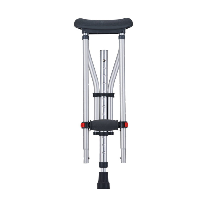 Underarm Crutches, 13-Level Height Adjustable Underarm Walking Crutches, Lightweight Aluminum Crutches for Adults Teenager - with Soft Underarm Pad for Leg Injury Surgery Disabled, 1 Pair 300LBS