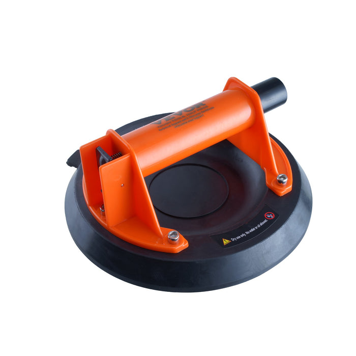 VEVOR Glass Suction Cup, 203 mm 278 kg Capacity, Vacuum Suction Cup with ABS Handle and Carry Box, Heavy Duty Industrial Suction Cup Lifter Tool for Glass, Granite, Tile, Metal, Wood Panel Lifting