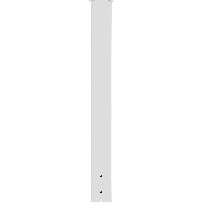VEVOR Mailbox Post, 43\" High Mailbox Stand, White Powder-Coated Mail Box Post Kit, Q235 Steel Post Stand Surface Mount Post for Sidewalk and Street Curbside, Universal Mail Post for Outdoor Mailbox