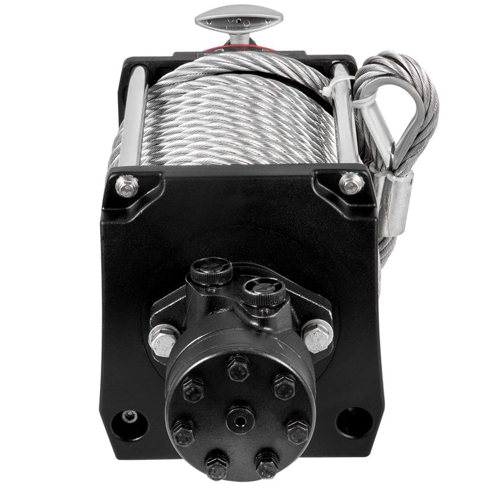 VEVOR Industrial Hydraulic Winch 9071kg, Hydraulic Anchor Winch with 24m Strong Steel Cable, Hydraulic Drive Winch Adapter Kit, Utility Winch with Mechanical Lock for Tacoma Yukon Hummer, etc.