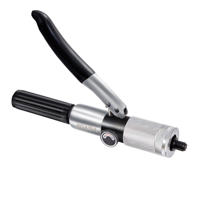 Hydraulic Tube Expander, 3/8" to 1-1/8" OD, HAVC Hydraulic Swaging Tool with 7 Pipe Expander Heads, Deburring Tool, Pipe Cutter for Copper Aluminum Brass Soft Steel Pipes