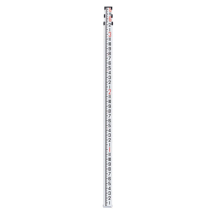 VEVOR Aluminum Grade Rod, 9-Feet/8ths 3 Sections Telescopic Measuring Rod, Double-Sided Scale 1/8in Leveling Rod Stick,Aluminum Alloy Survey Rod with Bubble Level &Carrying Bag for Houses,Walls,Floors