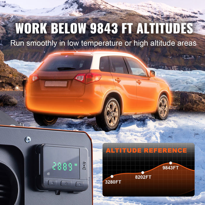 VEVOR Diesel Air Heater, 12V 5KW All-on-one Diesel Heater with Remote Control and LCD Display, 5L Fuel Tank Portable Diesel Parking Heater, Rapid Heating for RV Trailer Camper Van Boat