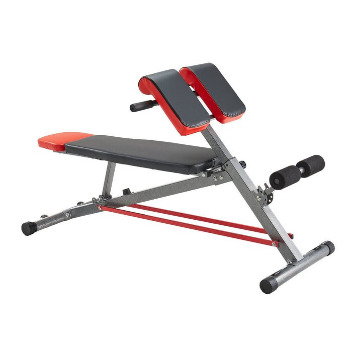 Multi-Functional Weight Bench for Full Body Workout, Roman Chair Hyperextension Bench, 660 lbs Adjustable Extension Equipment for Back Arm Core Ab Workout, Sit Up Exercise Machine for Home Gym