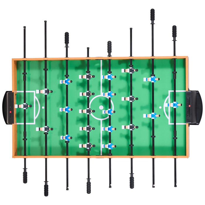 VEVOR Folding Foosball Table, 106 cm Standard Size Table, Indoor Full Size Foosball Tables for Home, Family, and Game Room, Durable Soccer Set, Includes 2 Balls