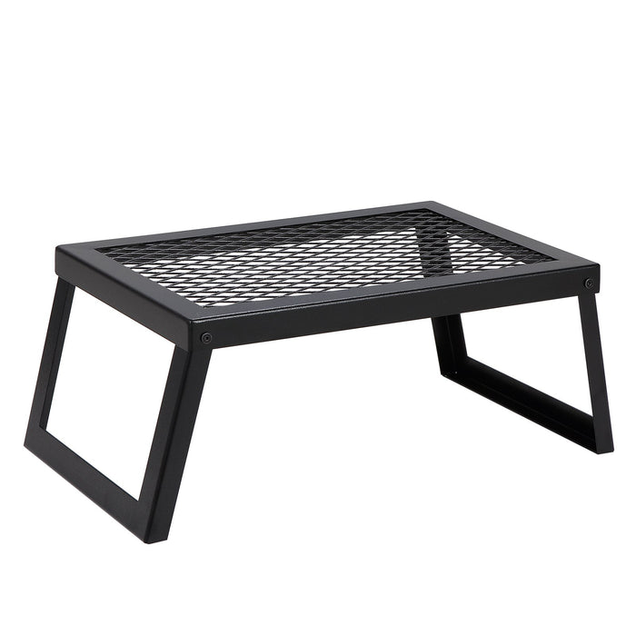 VEVOR Folding Campfire Grill Portable Camping Fire Pit Steel Outdoor BBQ Picnic
