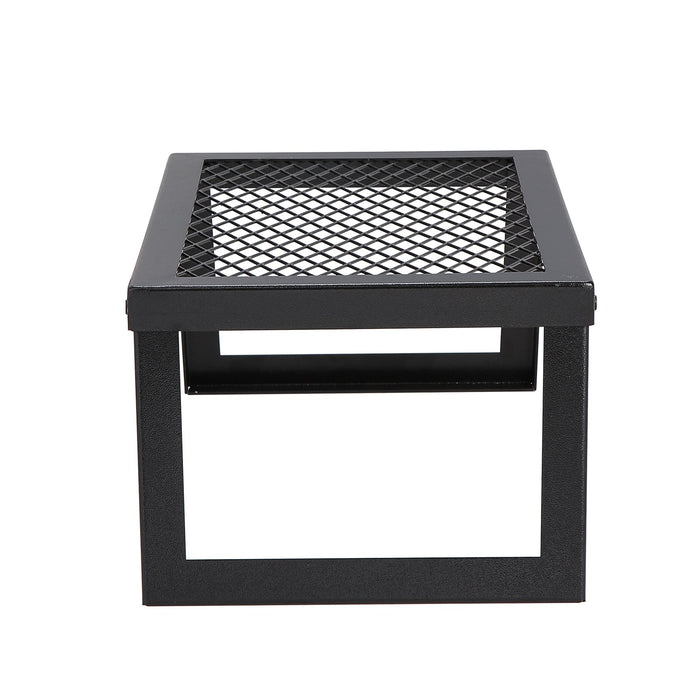 VEVOR Folding Campfire Grill Portable Camping Fire Pit Steel Outdoor BBQ Picnic
