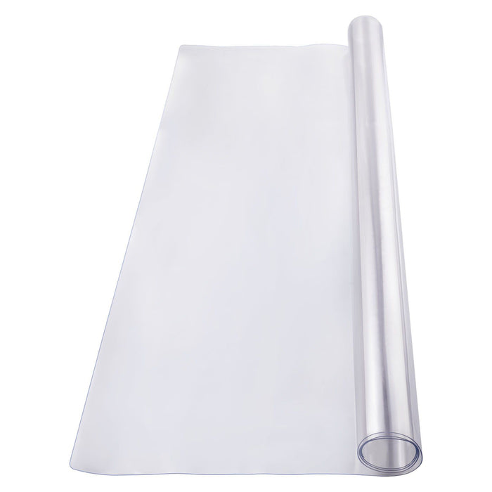 Plastic Table Cover, 30 x 60 Inch 1.5 mm Thick Clear Table Protector, Rectangle PVC Desk Mat, Waterproof & Easy Cleaning Desk Pad Tablecloth, for Office Dresser Dining Room Table Night Stand