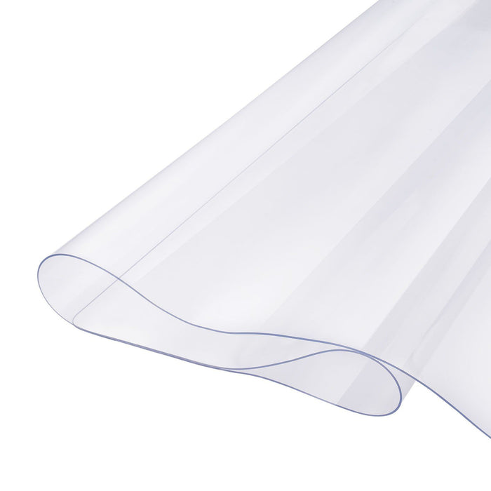 Plastic Table Cover, 30 x 60 Inch 1.5 mm Thick Clear Table Protector, Rectangle PVC Desk Mat, Waterproof & Easy Cleaning Desk Pad Tablecloth, for Office Dresser Dining Room Table Night Stand