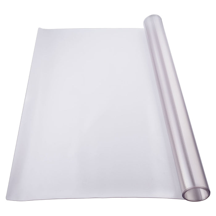 VEVOR Plastic Table Cover, 36 x 60 Inch 1.5 mm Thick Frosted Table Protector, Rectangle PVC Desk Mat, Waterproof & Easy Cleaning Desk Pad Tablecloth, for Office Dresser Dining Room Table Night Stand