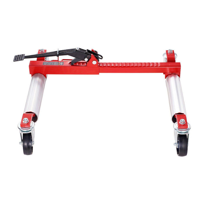 Wheel Dolly, Max Capacity 1500 Lbs Car Dolly, Car Jack Dolly Lifter with 360° Rotatable Wheels, Heavy Duty Vehicle Positioning Ratchet Tire Jack, for Vehicle Car Auto Repair Moving, Set of 4