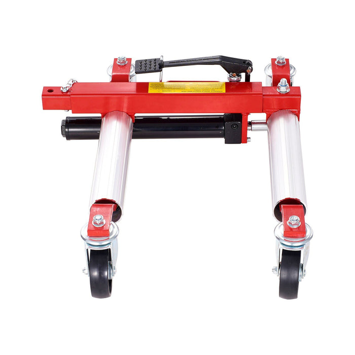 Wheel Dolly, Max Capacity 1500 Lbs Car Dolly, Car Jack Dolly Lifter with 360° Rotatable Wheels, Heavy Duty Vehicle Positioning Hydraulic Tire Jack, for Vehicle Car Auto Repair Moving, Set of 4