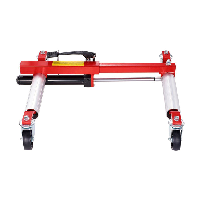 Wheel Dolly, Max Capacity 1500 Lbs Car Dolly, Car Jack Dolly Lifter with 360° Rotatable Wheels, Heavy Duty Vehicle Positioning Hydraulic Tire Jack, for Vehicle Car Auto Repair Moving, Set of 4