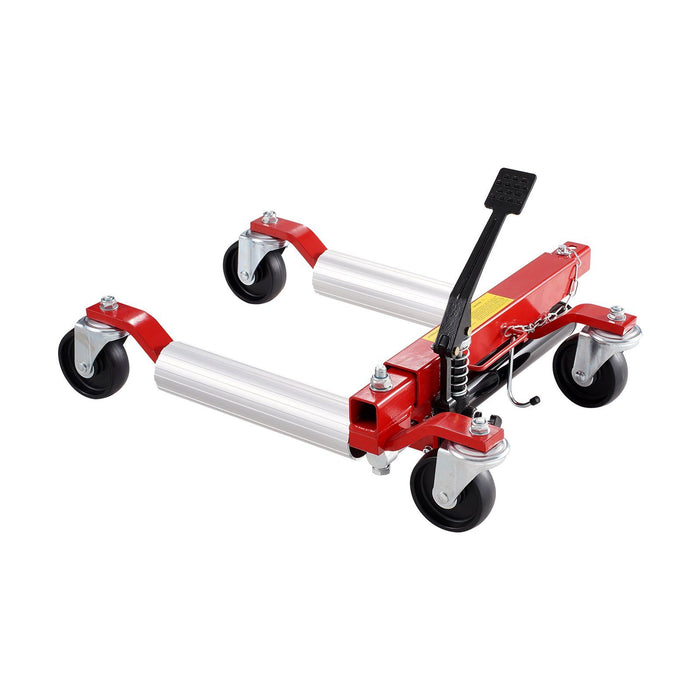Wheel Dolly, Max Capacity 1500 Lbs Car Dolly, Car Jack Dolly Lifter with 360° Rotatable Wheels, Heavy Duty Vehicle Positioning Hydraulic Tire Jack, for Vehicle Car Auto Repair Moving, Set of 4