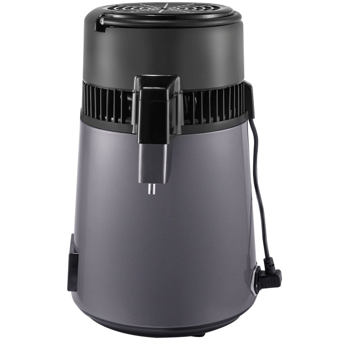 VEVOR Home Water Distiller Distilled Water Maker 4 L with Dual Temp Display Grey