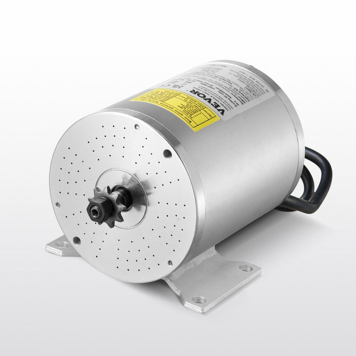 1800W Electric Brushless DC Motor Kit - 48V 4500rpm Motor with Upgraded Speed Controller and Throttle Grip Kit for Go Karts E-Bike Motorcycle Scooter DIY