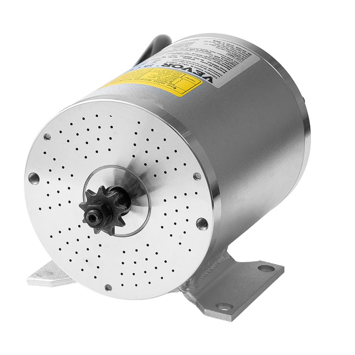 VEVOR 1800W Electric Brushless DC Motor 48V 4500rpm Motor for E-Bike Dirt Bike