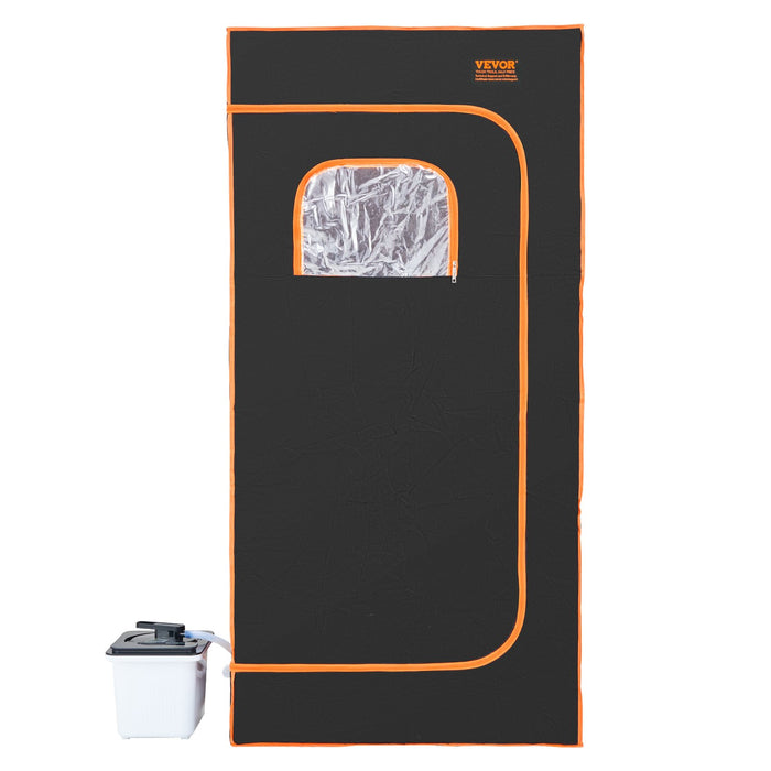 VEVOR Portable Steam Sauna Tent Full Size 2000W Personal Sauna Blanket W/ Chair,880 x 880 x 1780 mm