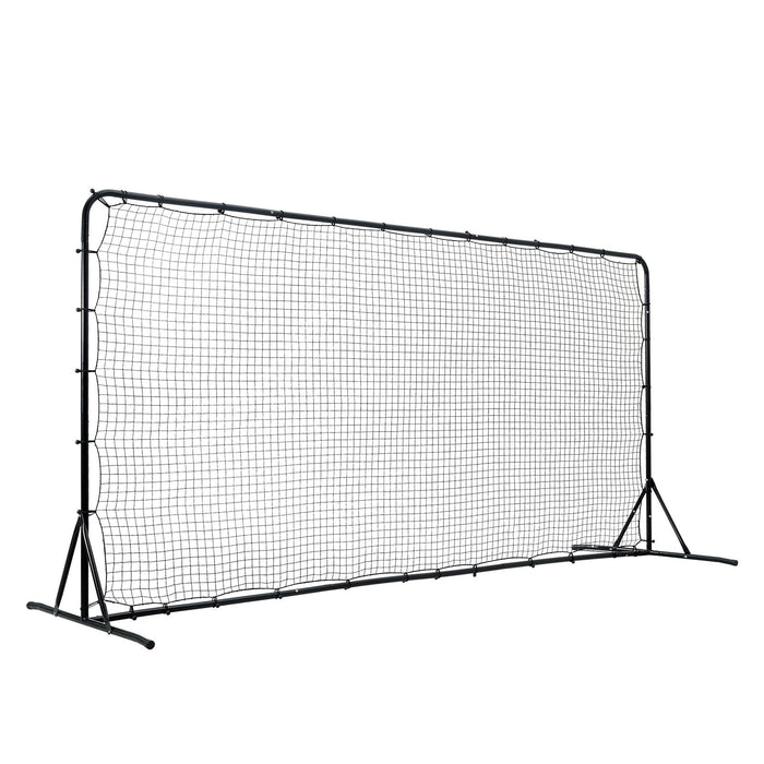 VEVOR Soccer Rebounder Net, 12x6FT Iron Soccer Training Equipment, Sports Football Training Gift with Portable Bag, Volleyball Rebounder Wall Perfect for Backyard Practicing, Solo Training, Passing
