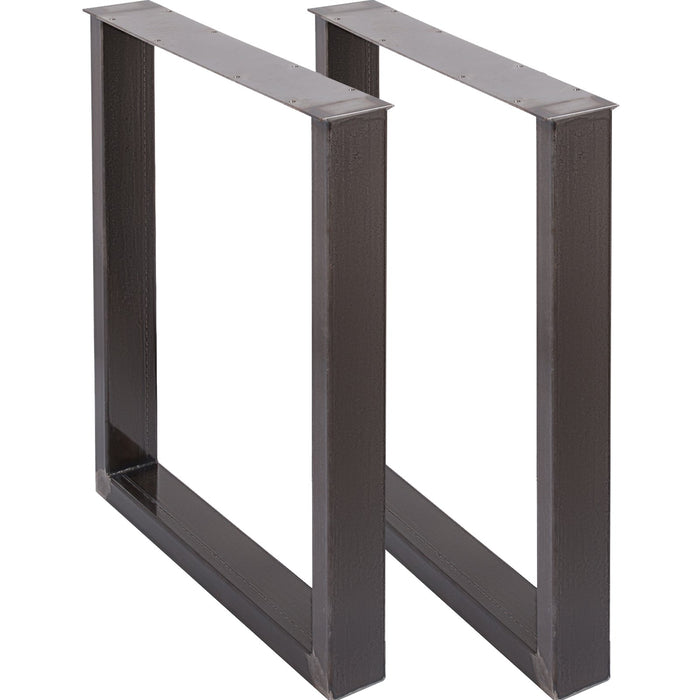 VEVOR 72 x 60 cm Dining Table Legs Office Table Legs Set of 2 Steel Table Legs Computer Desk Legs Steel Bench Legs Country Style Table Legs DIY Furniture Legs