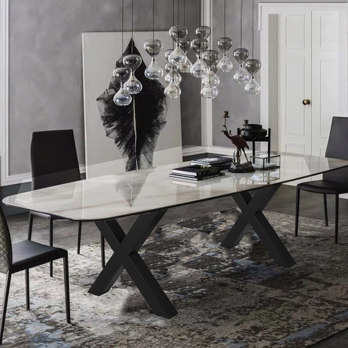 VEVOR Metal Table Legs 28.4 x 29.9 Inch Black Table Legs Premium steel table legs with X-frame style Steel Bench Legs Country Style Table Legs Furniture Leg Perfect for Coffee Store Home Office Bar