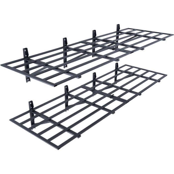 VEVOR 2PCS 72x24in Garage Storage Shelving Wall Mounted Heavy Duty Shelves Rack