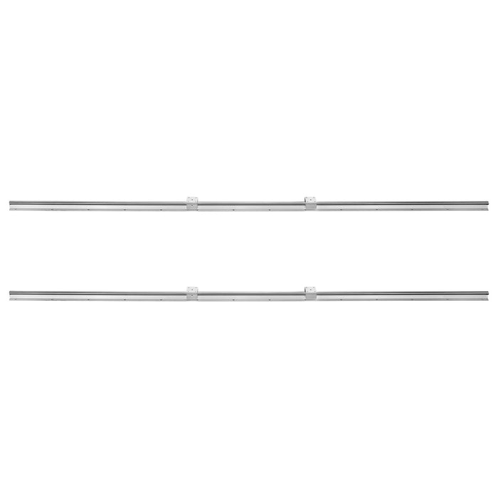 VEVOR Linear Guide Rail Set, SBR16 2000mm, 2 PCS 78.7 in/2000 mm SBR16 Guide Rails and 4 PCS SBR16UU Slide Blocks, Linear Rails and Bearings Kit for Automated Machines DIY Project CNC Router Machines