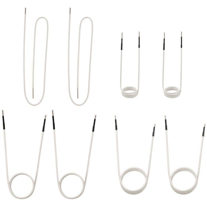 Induction Heater Inductor Coil Kits, Magnetic Mini Induction Heater Kit, Flameless Heat Accessories 8pcs, Heat Resistant Induction Heater Tool with Flexibility For Removing Rusty Bolts and Nuts