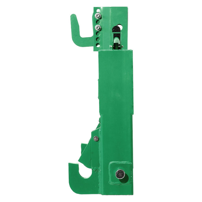 3-Point Quick Hitch with 2 in Receiver, 3000 Lbs Lift Capacity, 3-Pt Hitch with 5 Level Adjustable Bolt, Adaptation to Category 1 & 2 Tractor, Heavy Duty 3 Point Attachments, Green