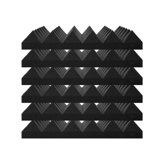 VEVOR Acoustic Foam Panels 48 Pack 12 x 12 x 2 in Adhesive for Wall Ceiling