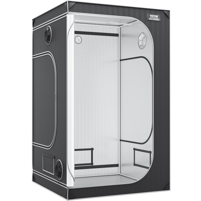 VEVOR Grow Tent 48 x 48 x 80 in Indoor Growing Tent Hydroponic Window Door Tray