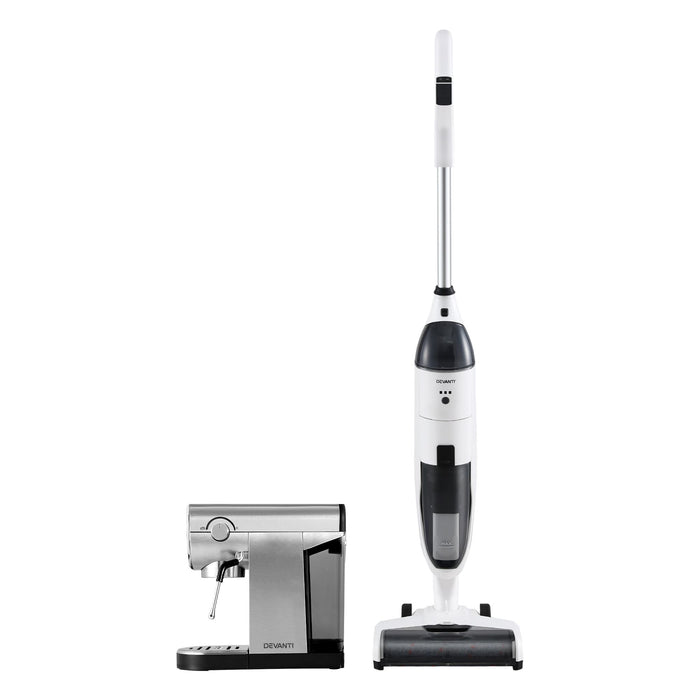Devanti Cordless Wet Dry Vacuum Mop plus Coffee Maker Machine Espresso