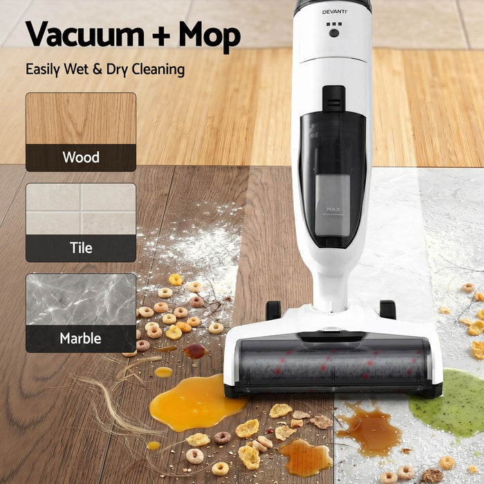Devanti Cordless Wet Dry Vacuum Mop plus Sandwich Maker Panini Press